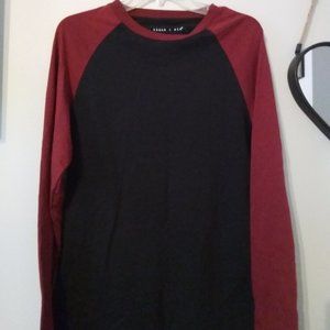 Maroon and black long sleeve (still with tag) size small in mens